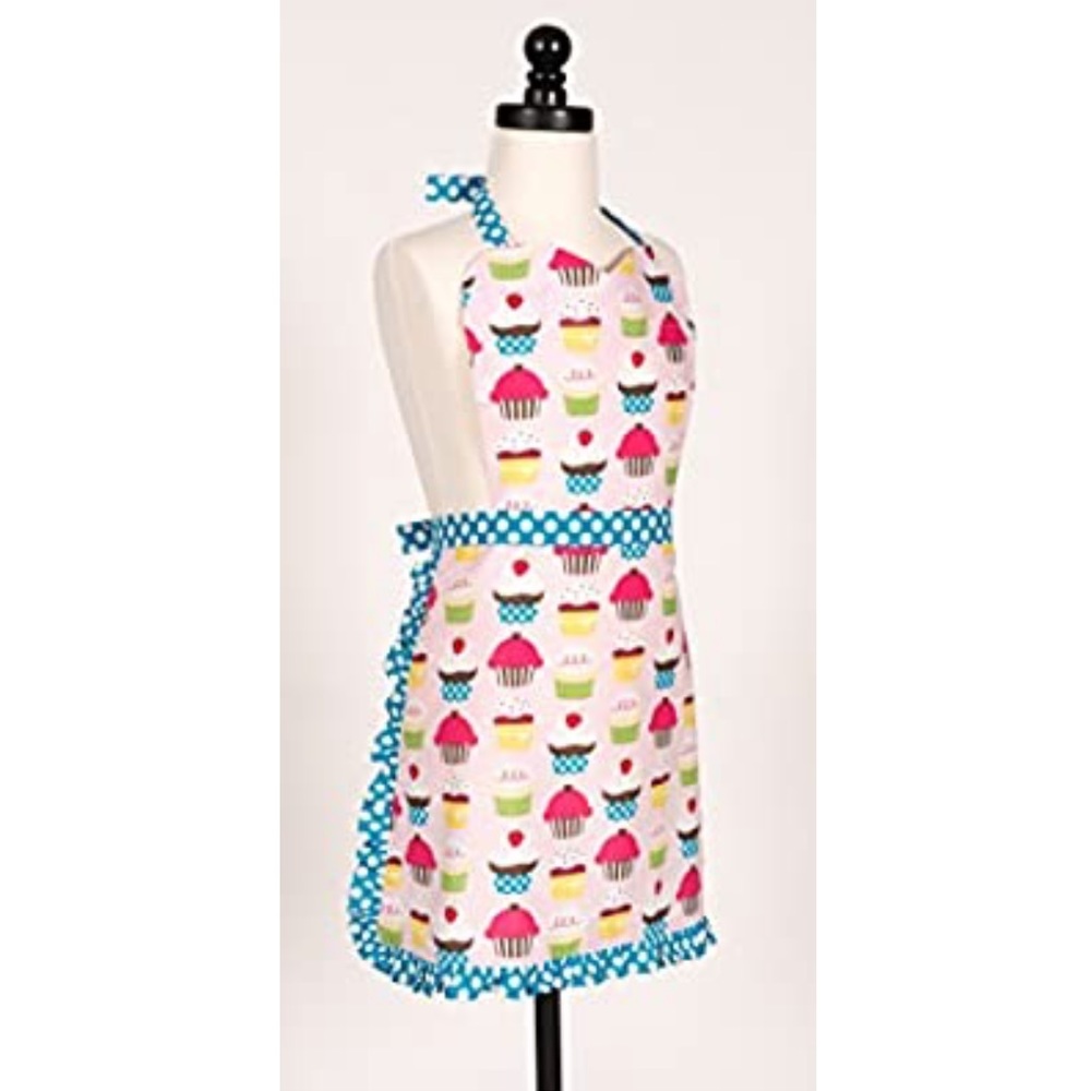 Cupcake Print Kids Apron
